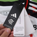 Camisa Flamengo Away 25/26  Adidas - Branca e Vermelho