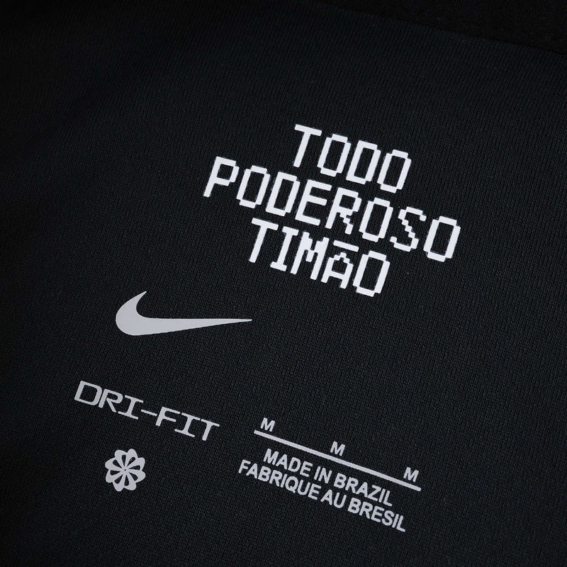 Camisa do Corinthians Away 25/26 Preta e Branca