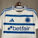 Camisa Cruzeiro Away 25/26 Adidas - Branco e Azul