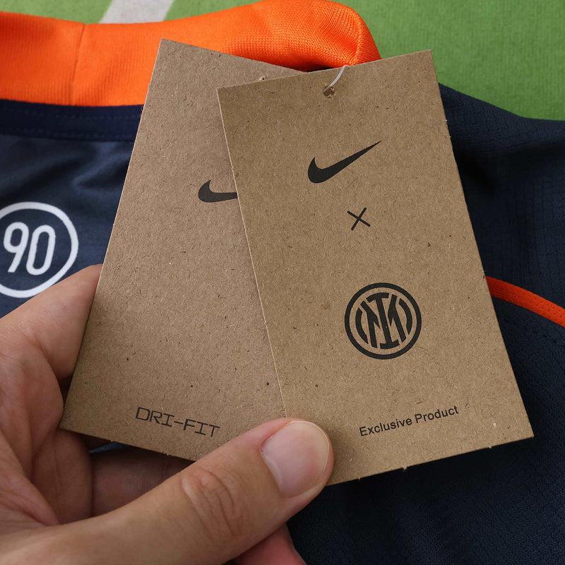 Camisa Inter de Milão Total 90 25/26- Torcedor Masculino - Cinza